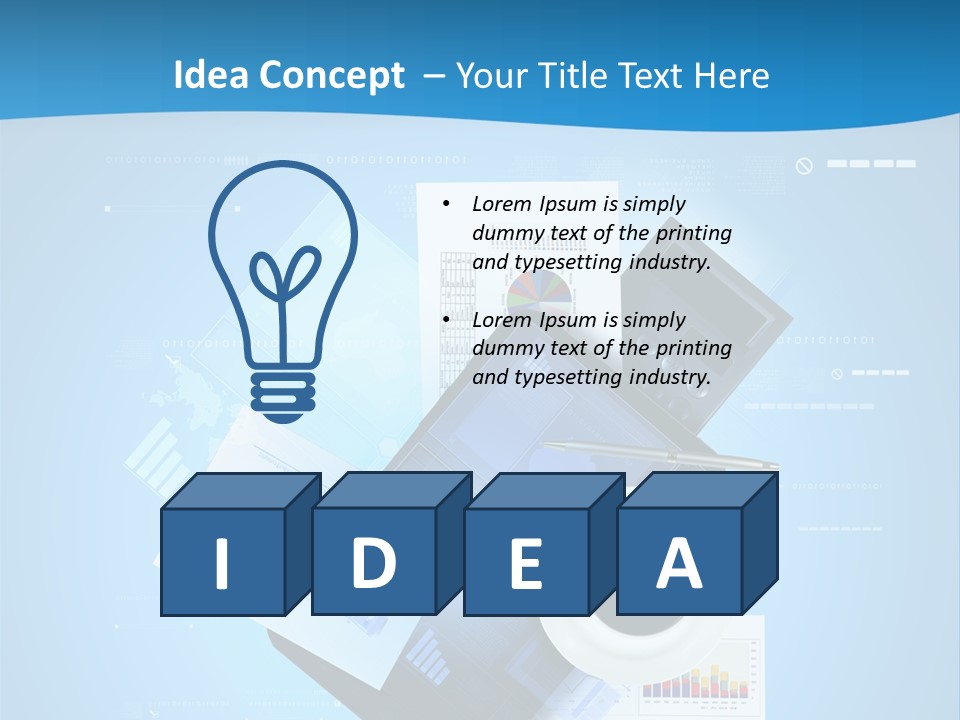 Concept Work Electronic PowerPoint Template