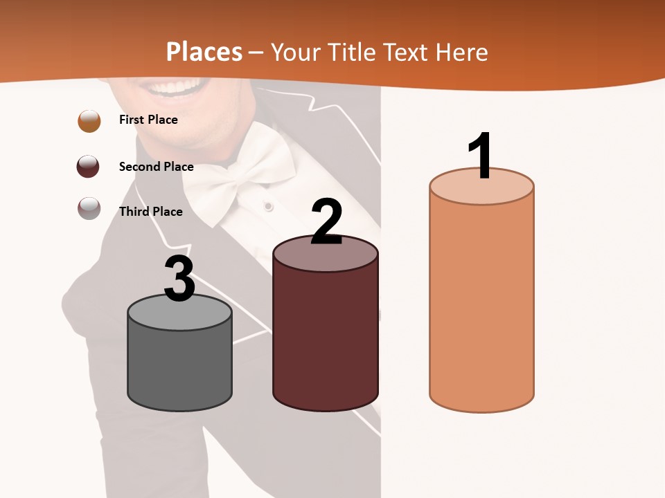 Looking Peep Isolated PowerPoint Template