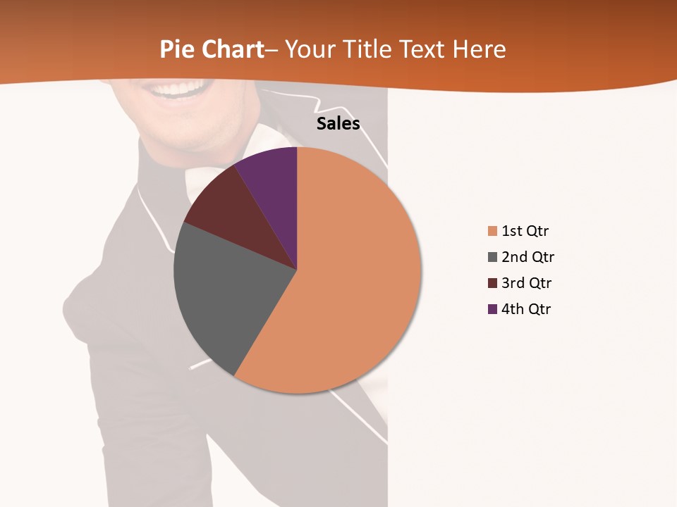 Looking Peep Isolated PowerPoint Template