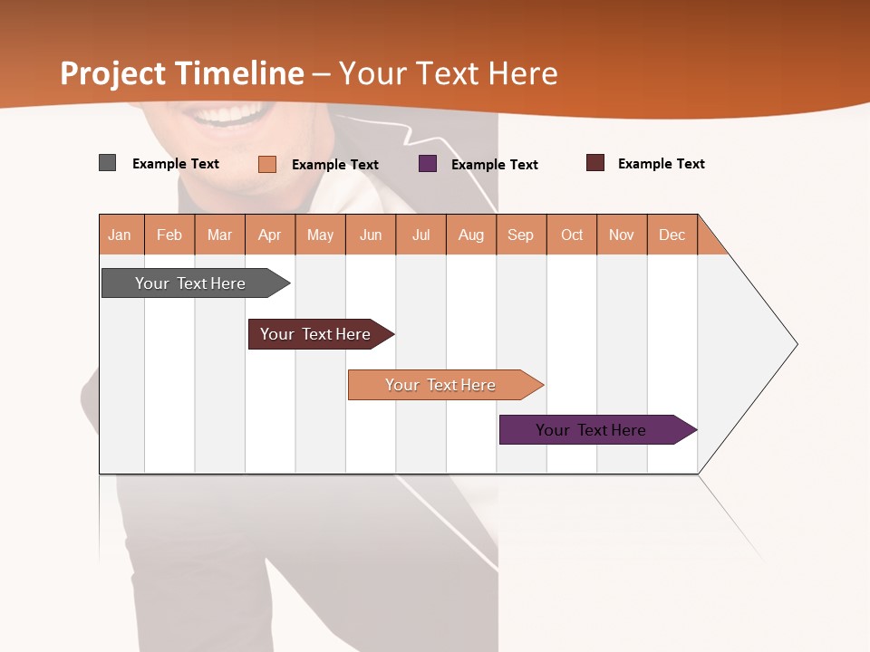 Looking Peep Isolated PowerPoint Template