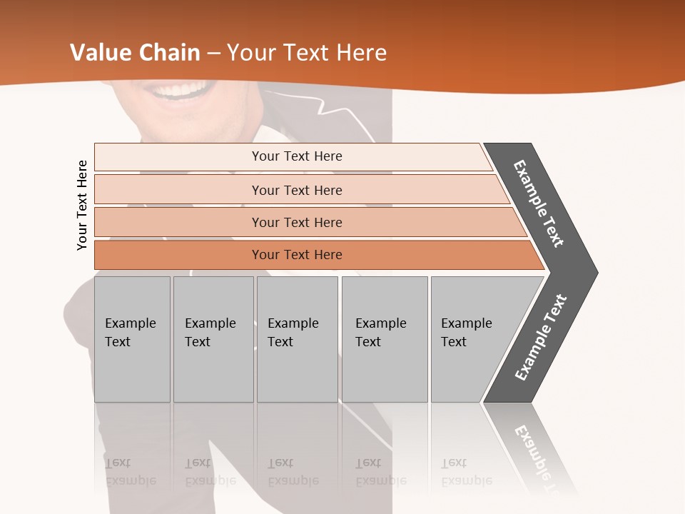 Looking Peep Isolated PowerPoint Template