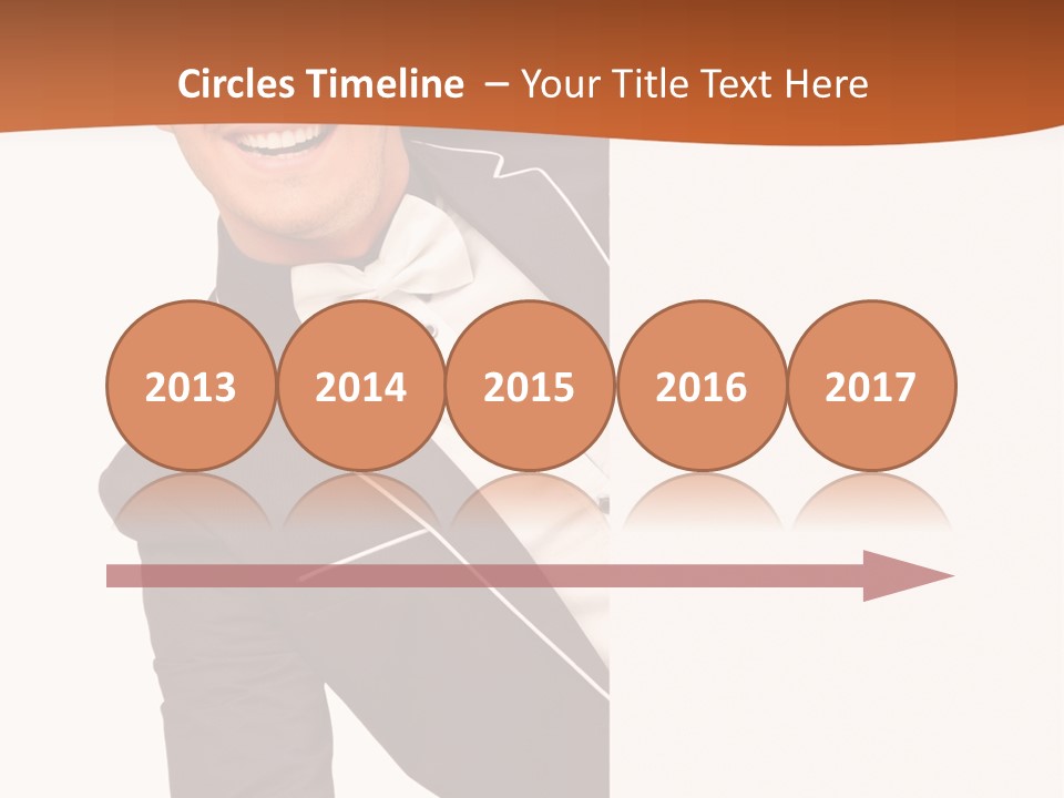 Looking Peep Isolated PowerPoint Template