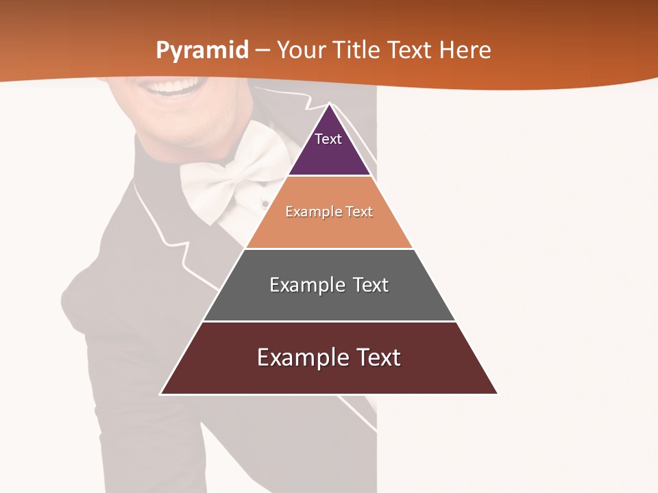 Looking Peep Isolated PowerPoint Template