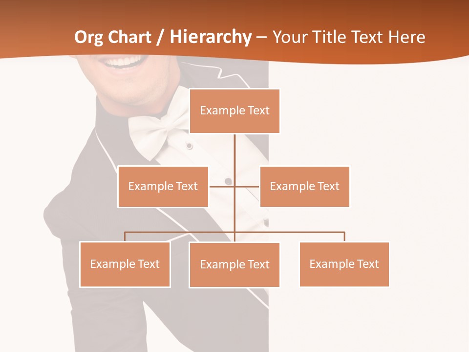Looking Peep Isolated PowerPoint Template