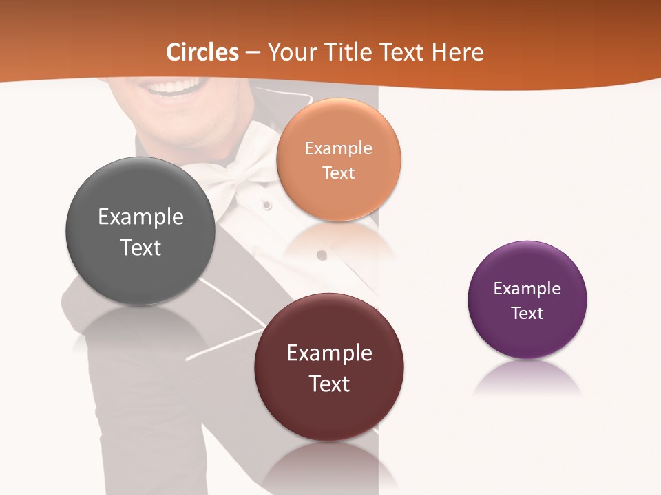 Looking Peep Isolated PowerPoint Template