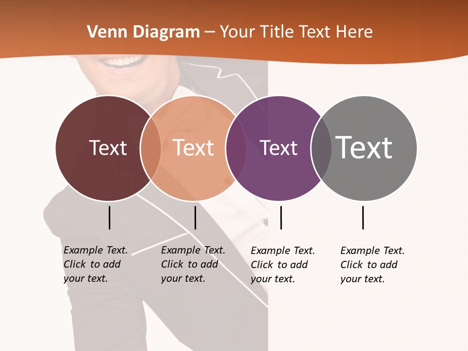 Looking Peep Isolated PowerPoint Template