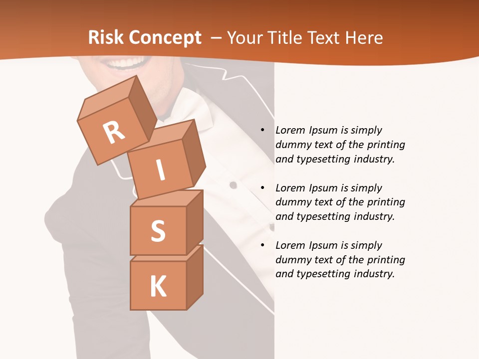 Looking Peep Isolated PowerPoint Template