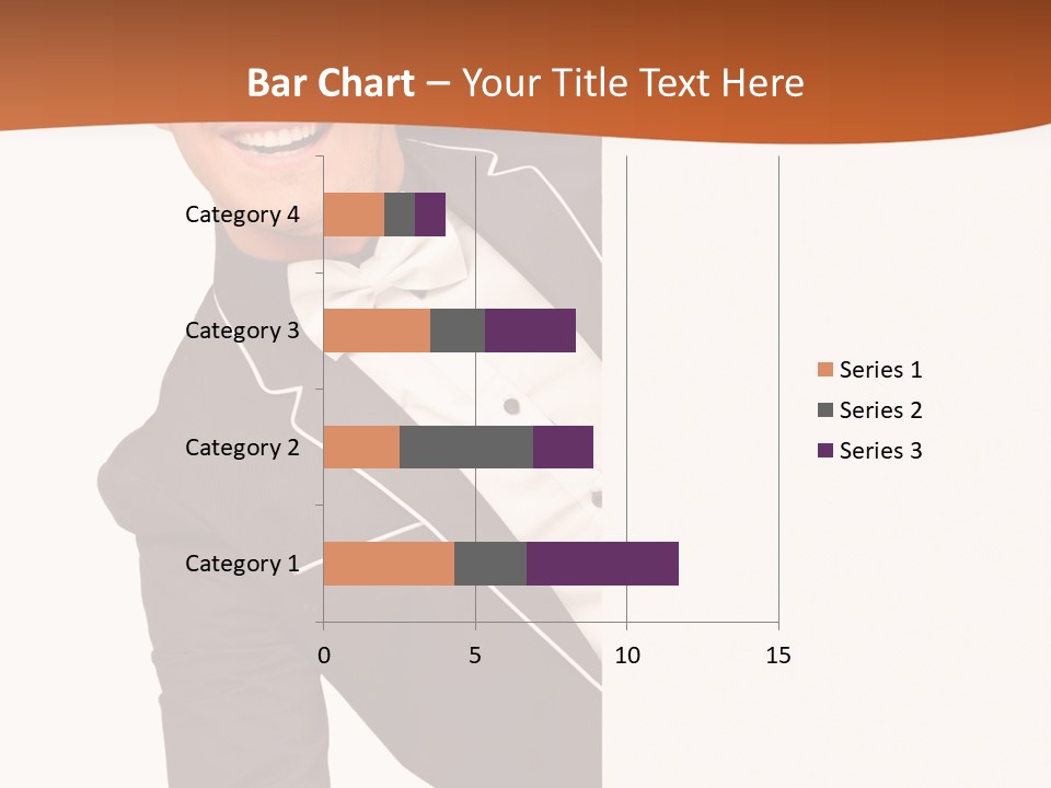 Looking Peep Isolated PowerPoint Template