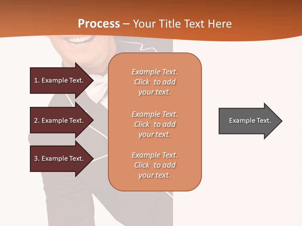 Looking Peep Isolated PowerPoint Template