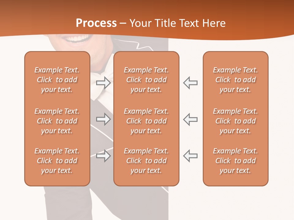 Looking Peep Isolated PowerPoint Template