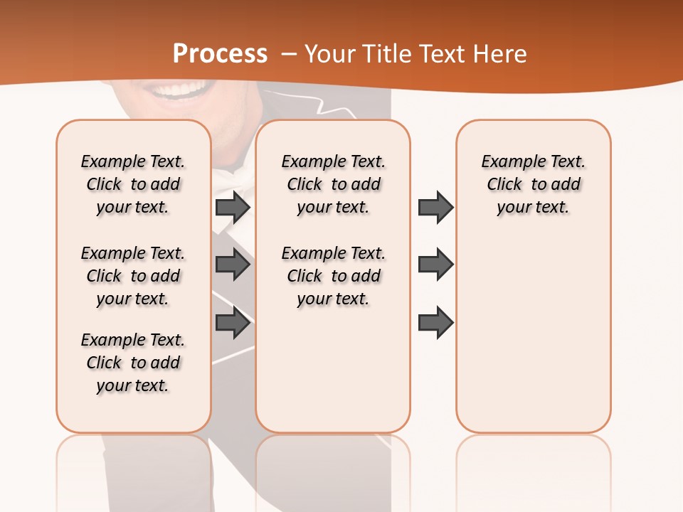 Looking Peep Isolated PowerPoint Template