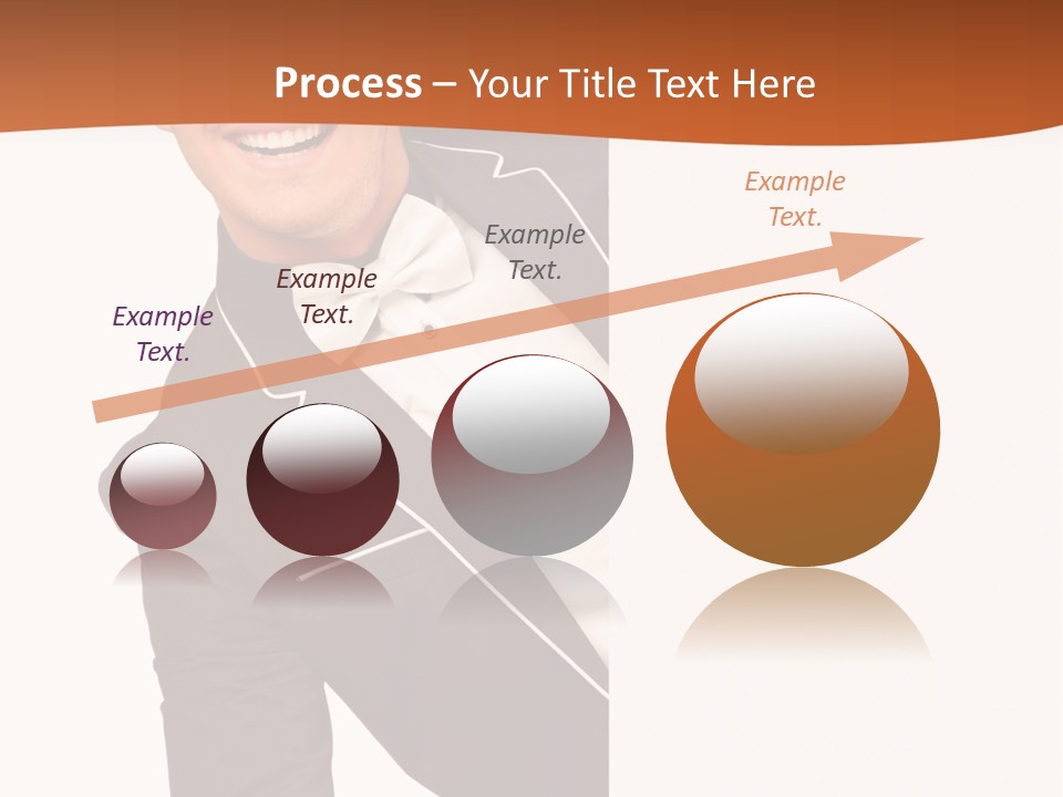 Looking Peep Isolated PowerPoint Template