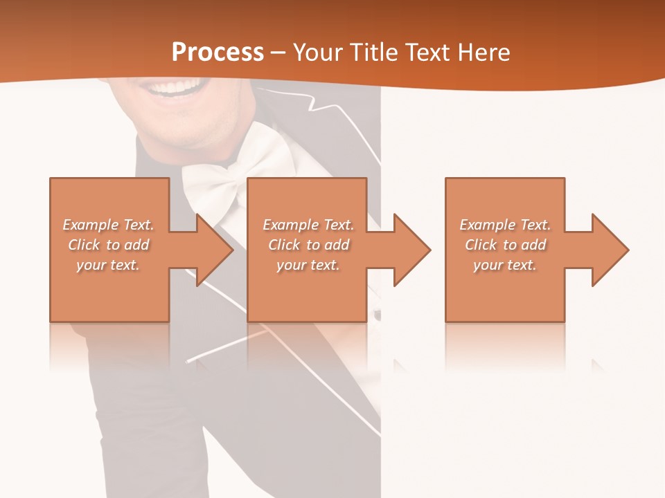 Looking Peep Isolated PowerPoint Template