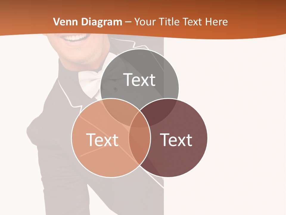 Looking Peep Isolated PowerPoint Template