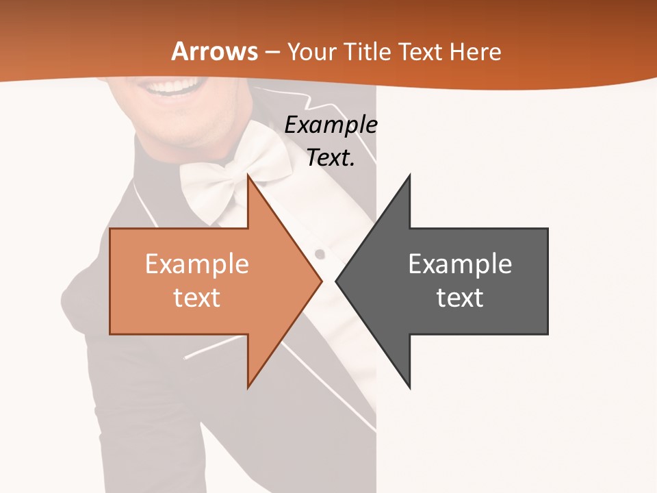 Looking Peep Isolated PowerPoint Template