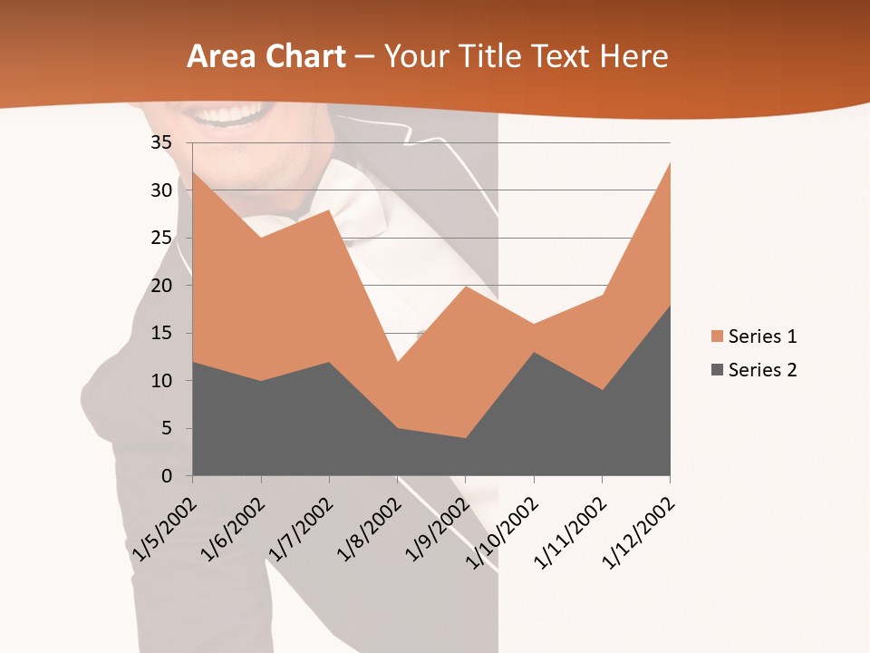 Looking Peep Isolated PowerPoint Template