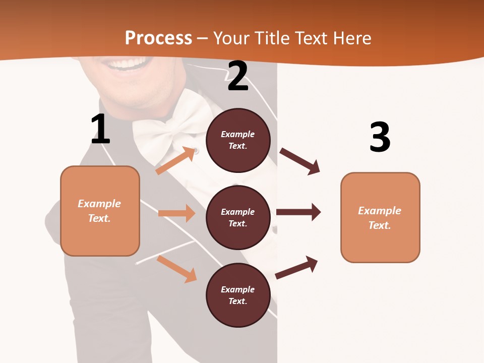 Looking Peep Isolated PowerPoint Template