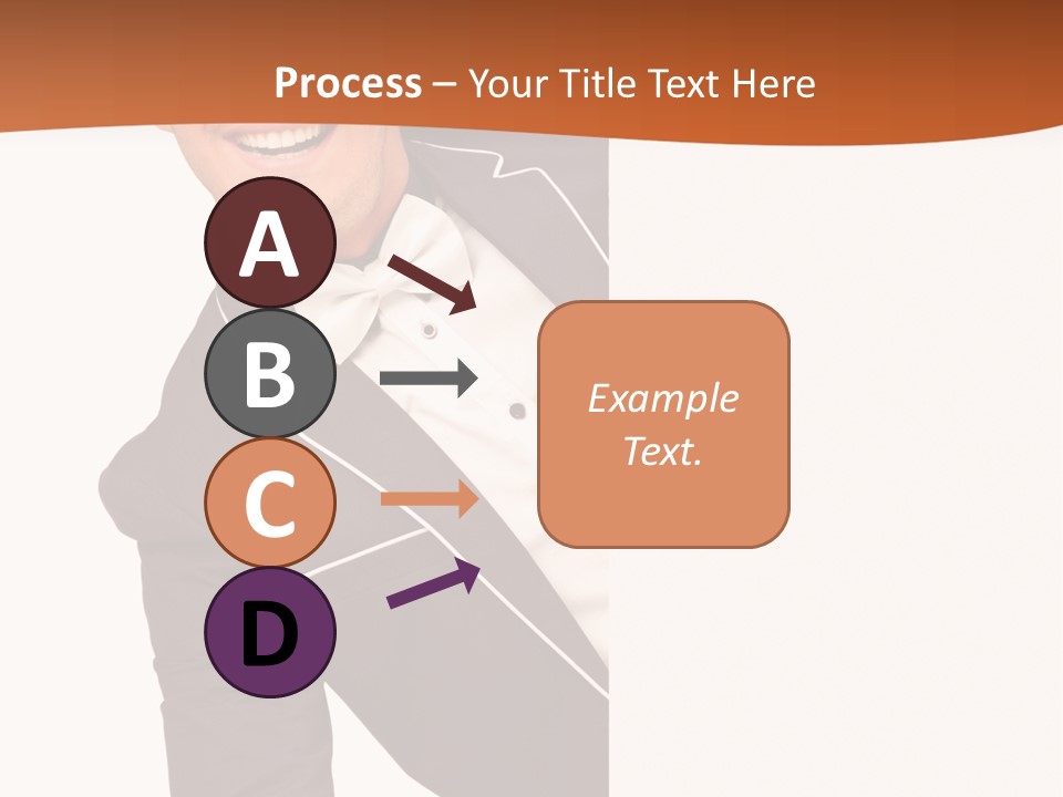 Looking Peep Isolated PowerPoint Template