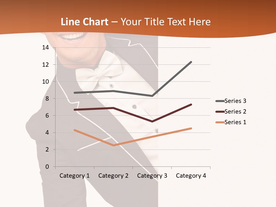 Looking Peep Isolated PowerPoint Template