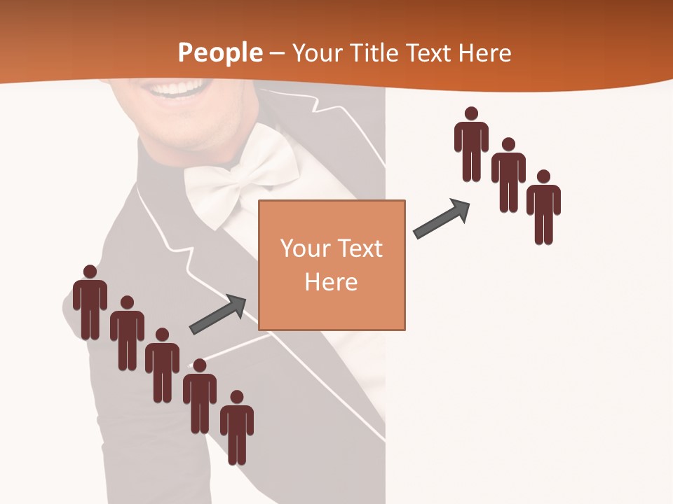 Looking Peep Isolated PowerPoint Template