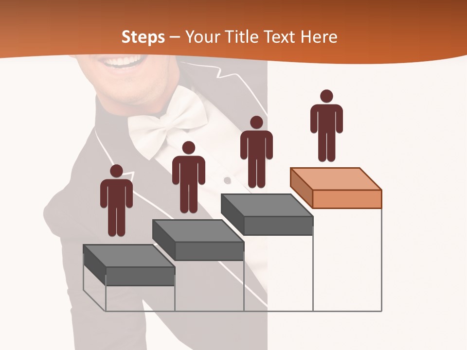 Looking Peep Isolated PowerPoint Template