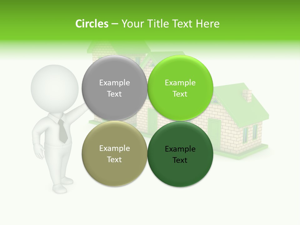 Isolated Success Achievement PowerPoint Template