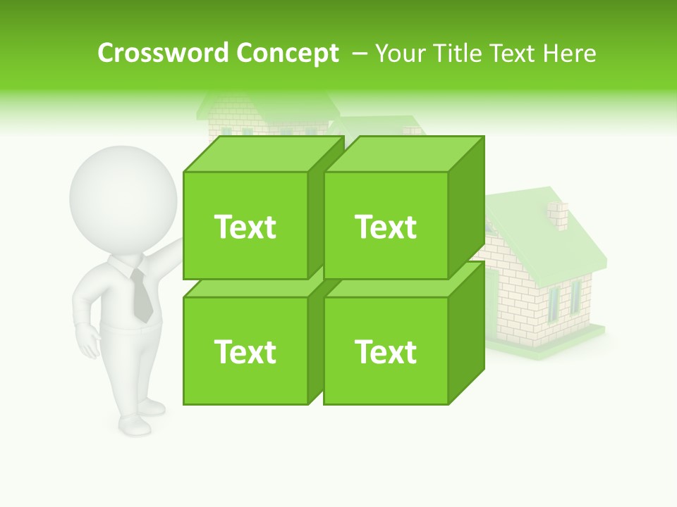 Isolated Success Achievement PowerPoint Template