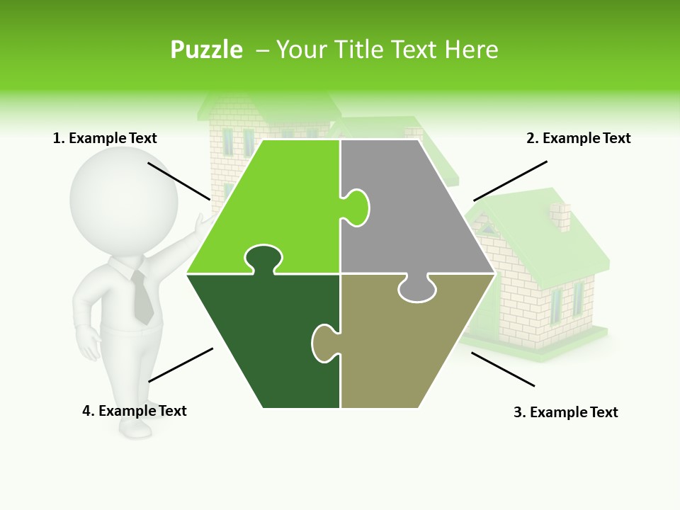 Isolated Success Achievement PowerPoint Template