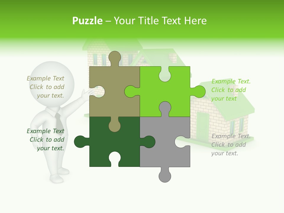 Isolated Success Achievement PowerPoint Template