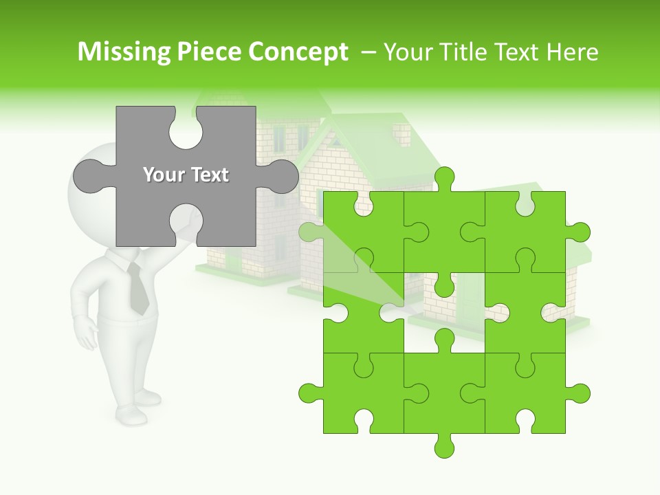 Isolated Success Achievement PowerPoint Template