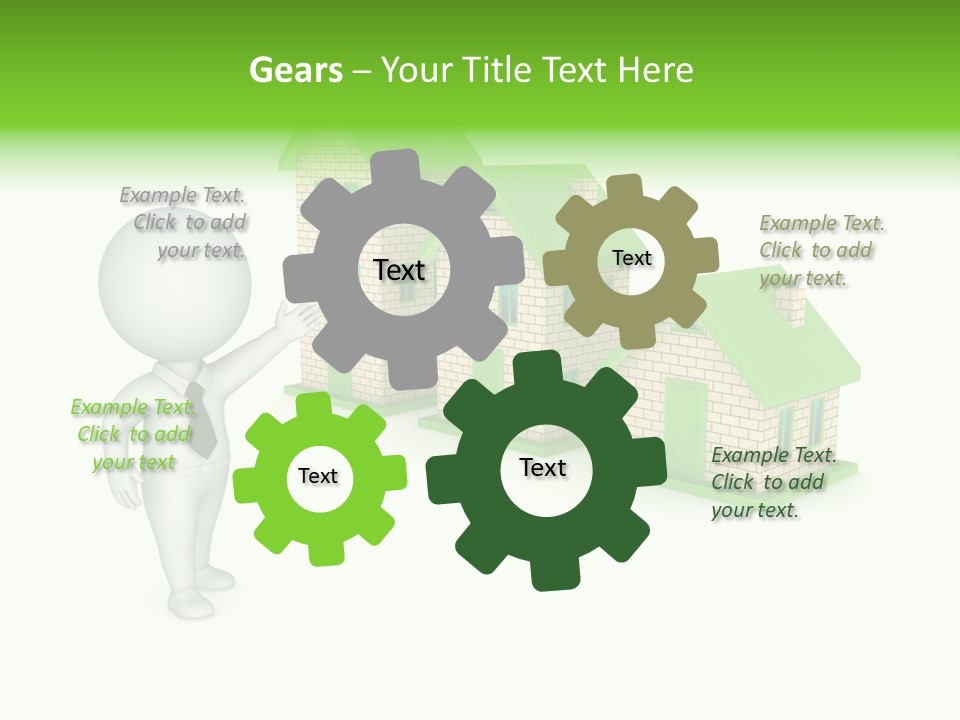 Isolated Success Achievement PowerPoint Template