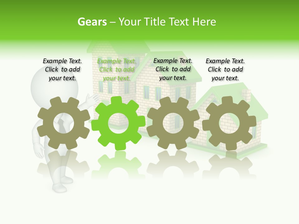 Isolated Success Achievement PowerPoint Template