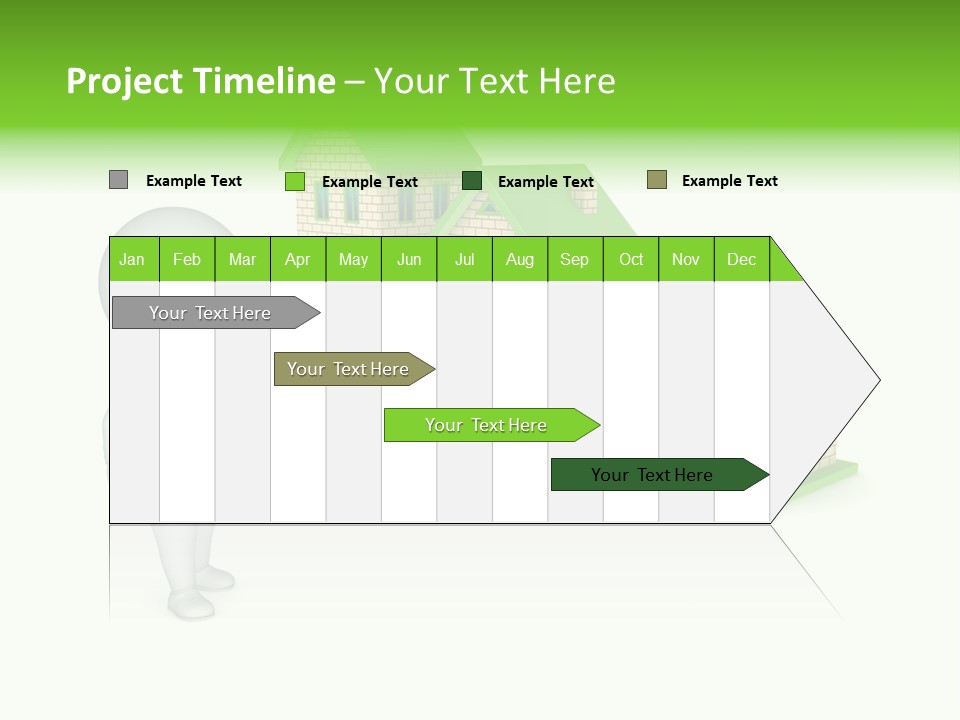 Isolated Success Achievement PowerPoint Template