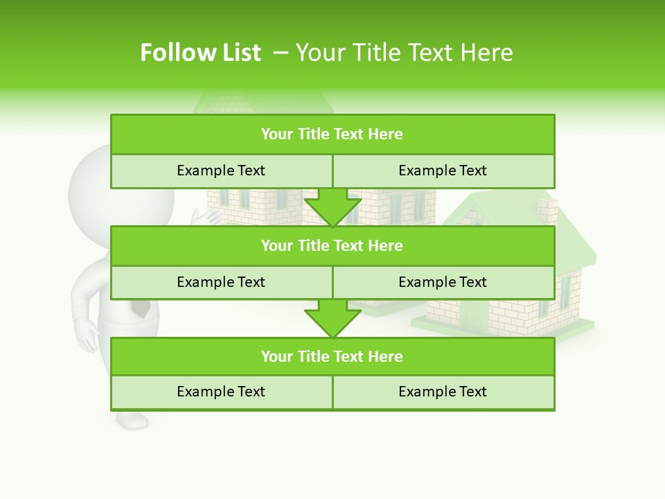 Isolated Success Achievement PowerPoint Template