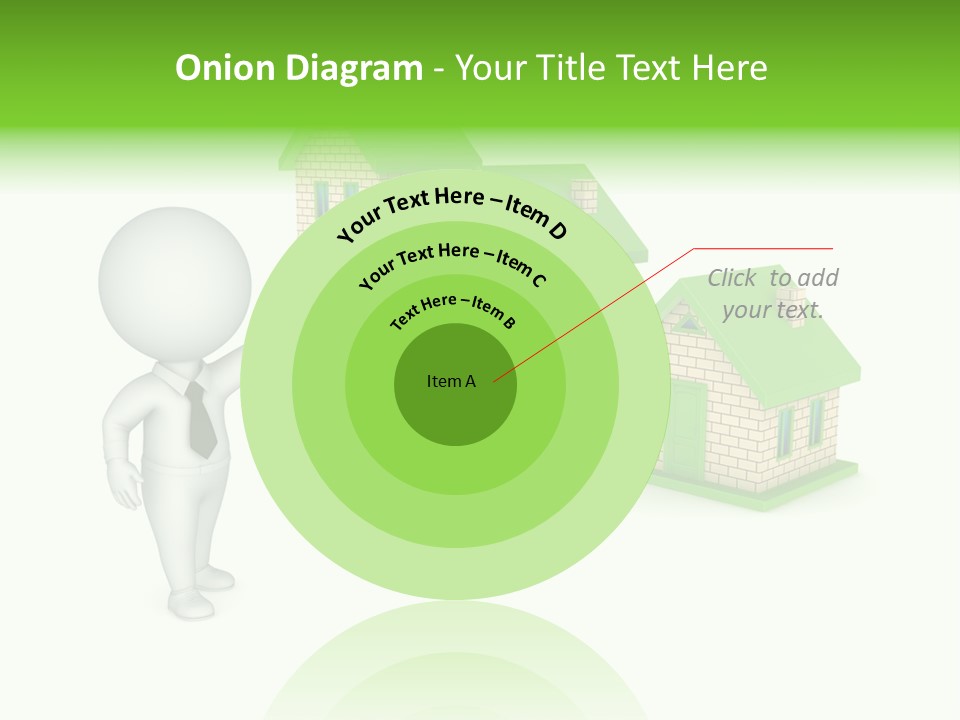 Isolated Success Achievement PowerPoint Template