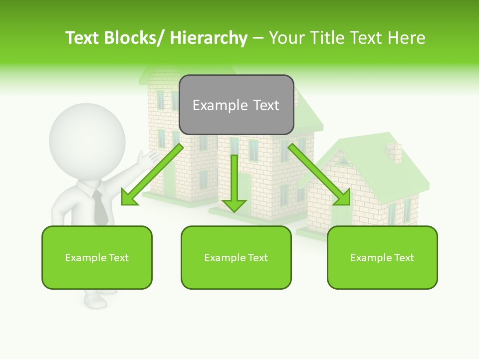 Isolated Success Achievement PowerPoint Template