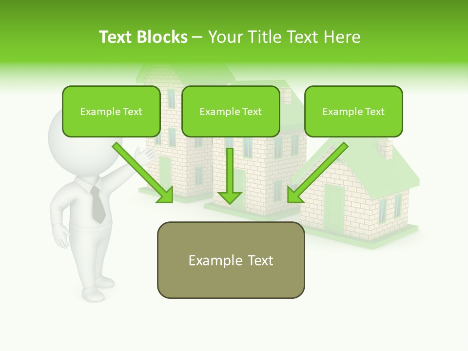 Isolated Success Achievement PowerPoint Template