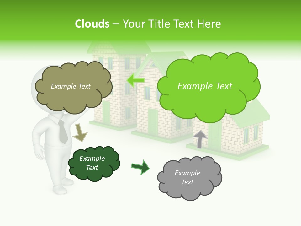 Isolated Success Achievement PowerPoint Template