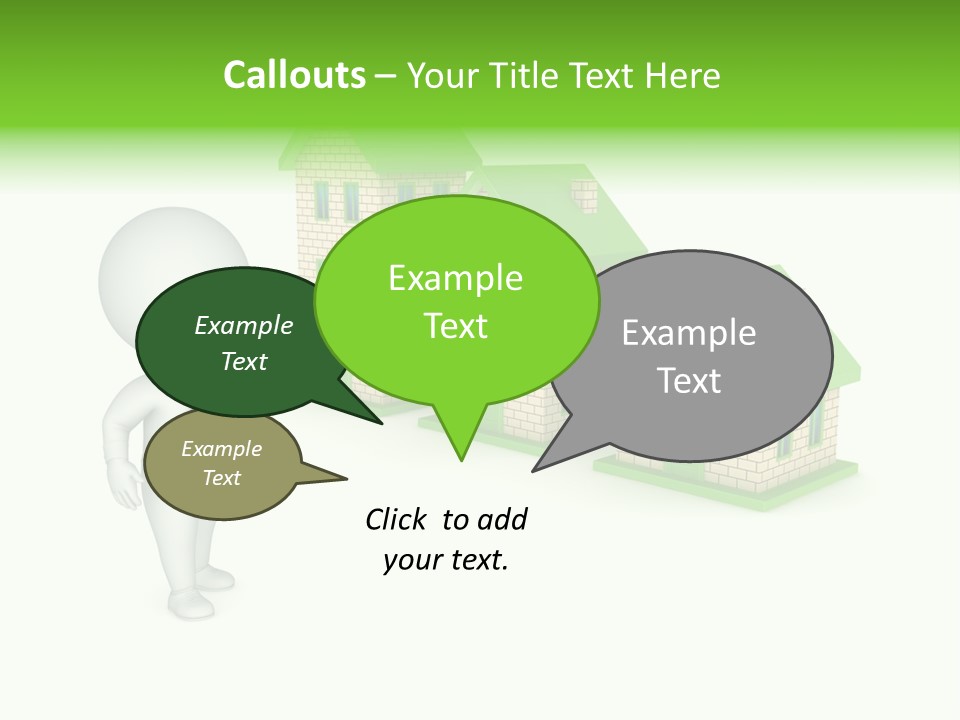 Isolated Success Achievement PowerPoint Template