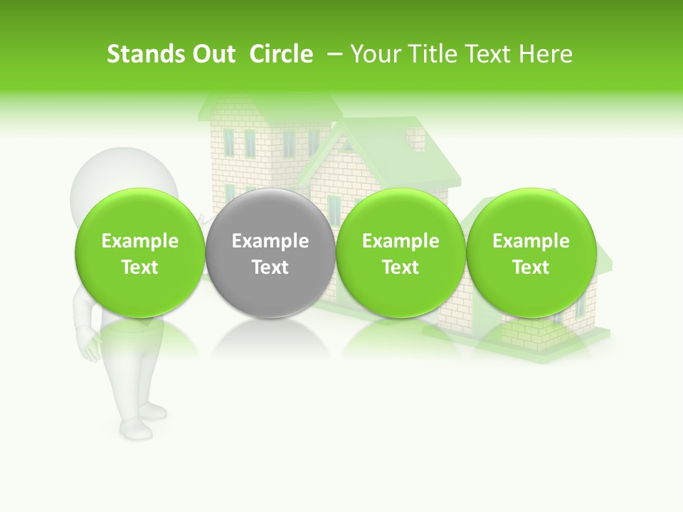 Isolated Success Achievement PowerPoint Template