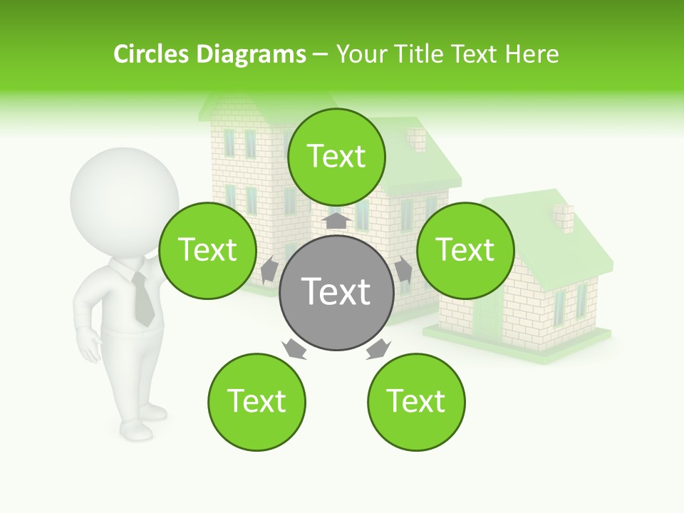 Isolated Success Achievement PowerPoint Template