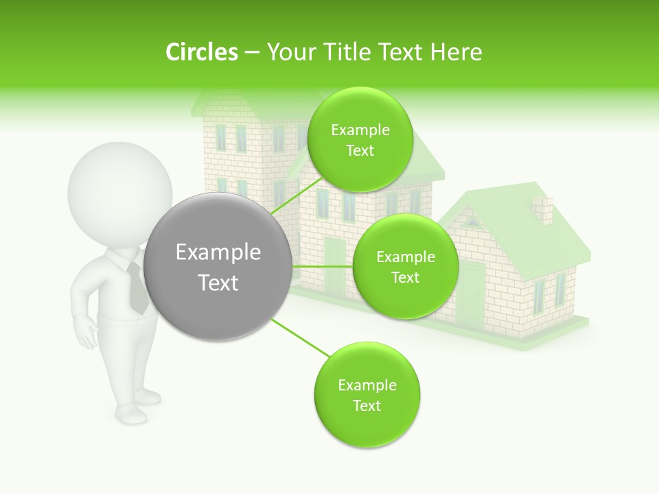 Isolated Success Achievement PowerPoint Template