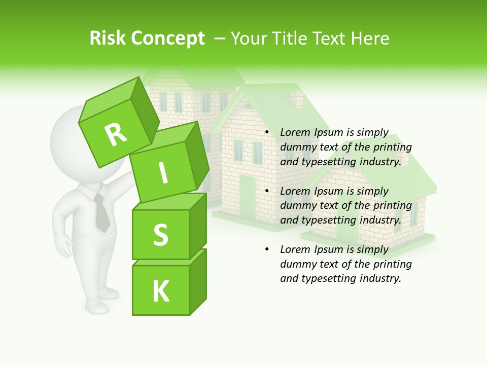 Isolated Success Achievement PowerPoint Template