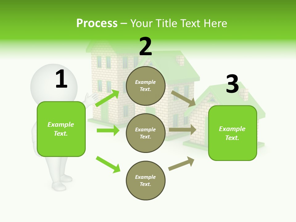 Isolated Success Achievement PowerPoint Template