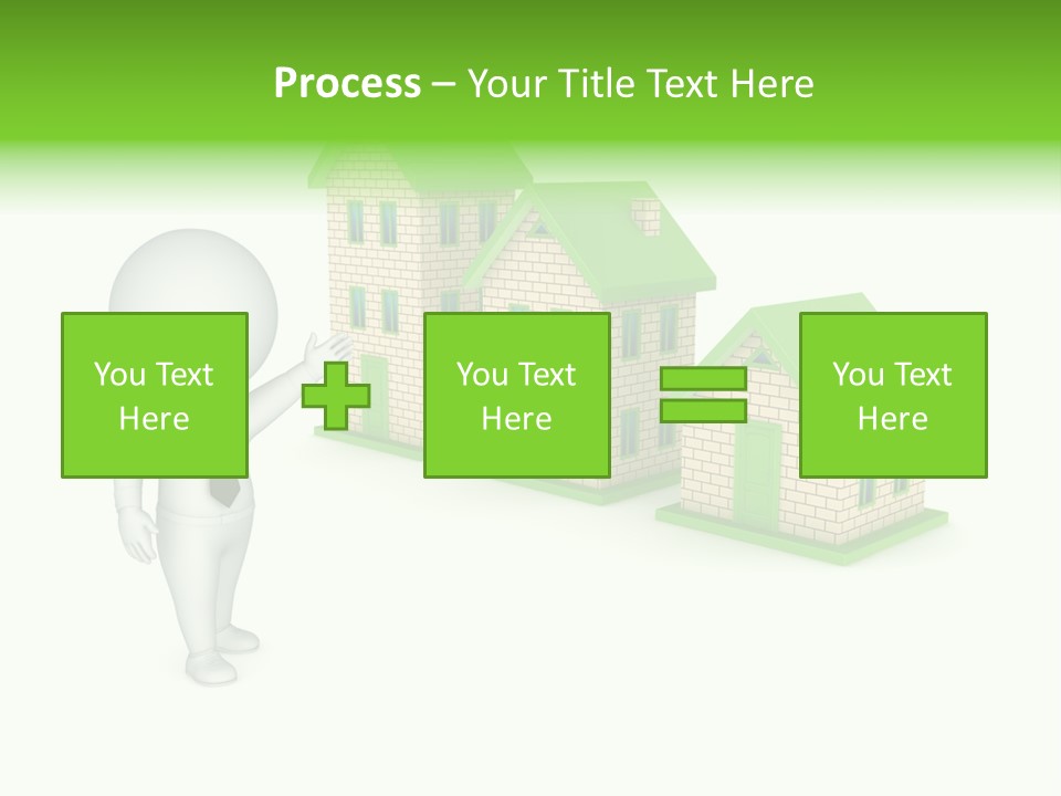 Isolated Success Achievement PowerPoint Template