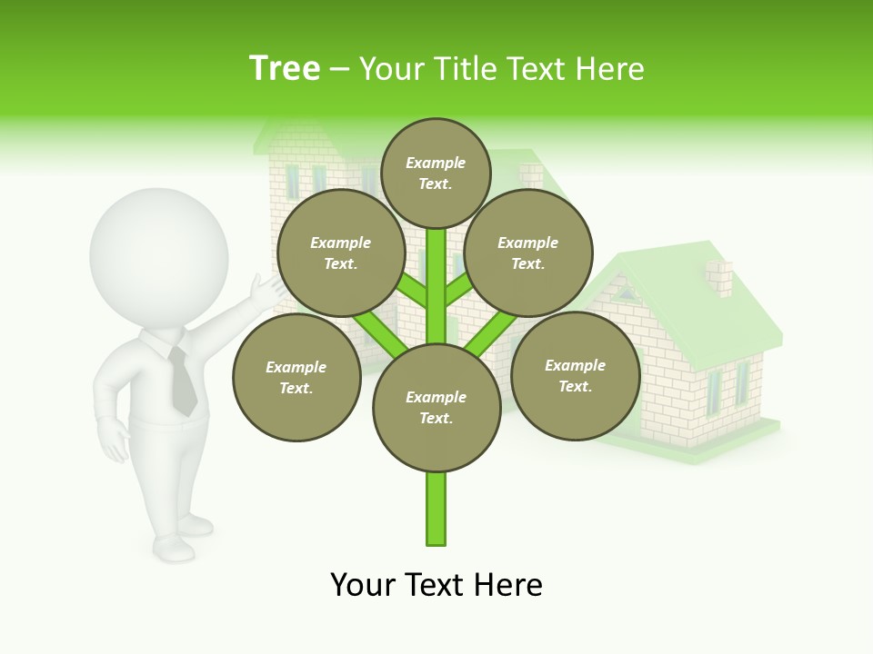 Isolated Success Achievement PowerPoint Template