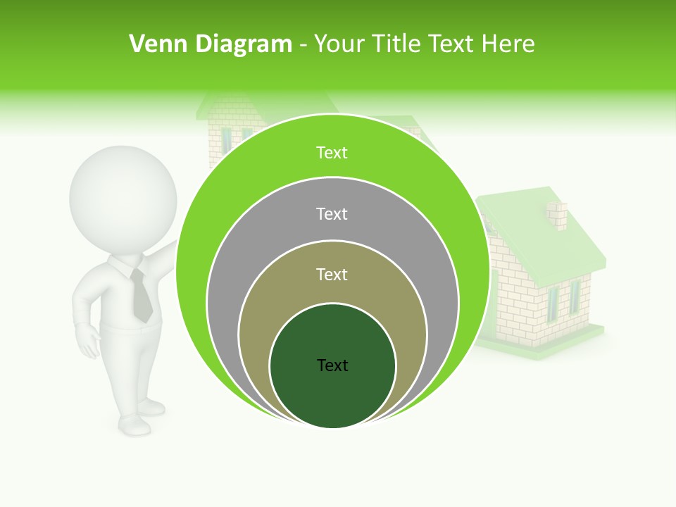 Isolated Success Achievement PowerPoint Template
