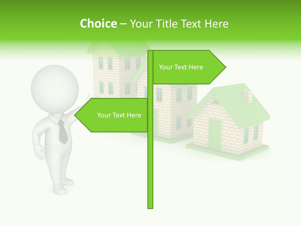 Isolated Success Achievement PowerPoint Template