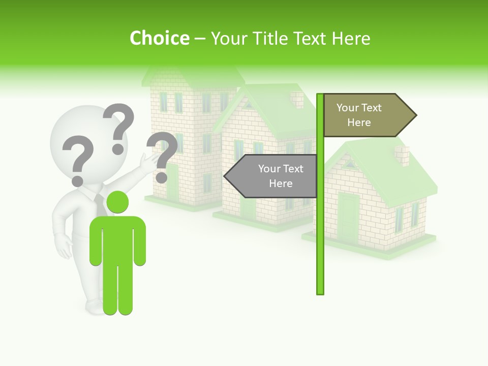 Isolated Success Achievement PowerPoint Template