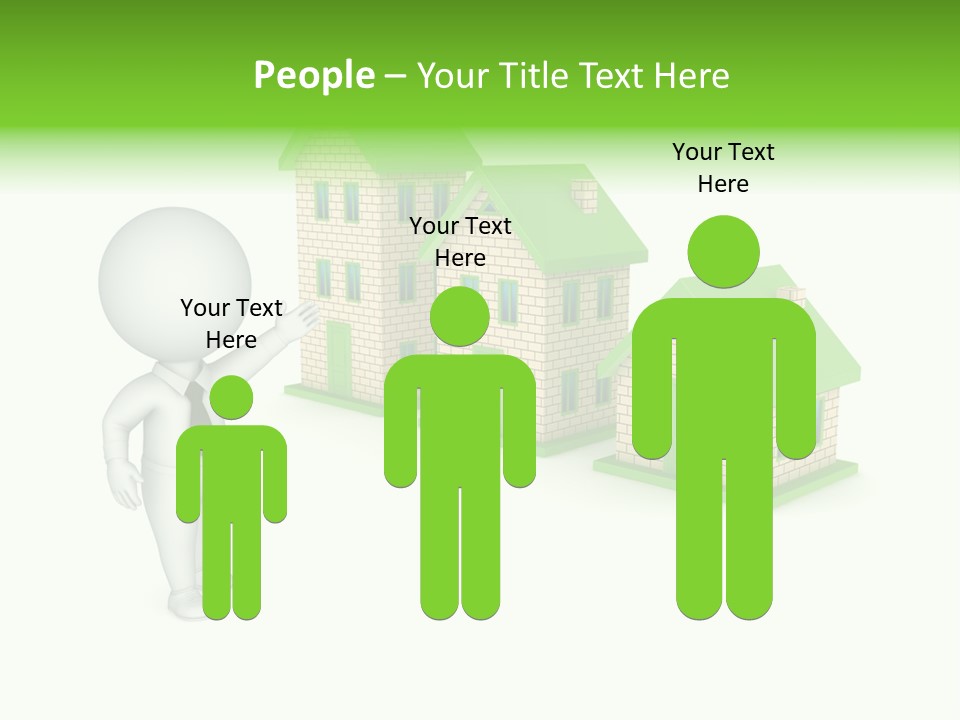 Isolated Success Achievement PowerPoint Template